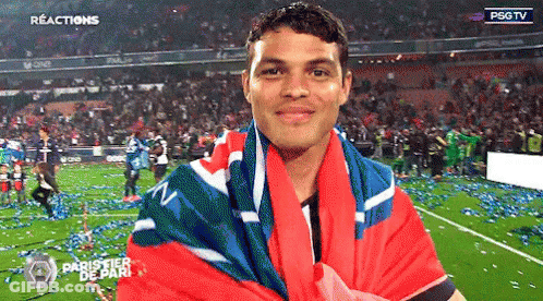 Man On Soccer Field Saying Reactions GIF