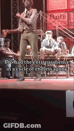 Man On Stage Bro Had The Entire Audience In A Cycle Of Endless Agony GIF