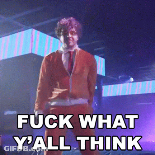 Man On Stage Saying Fuck What Y All Think GIF