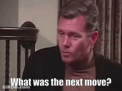 Man On Staircase What Was The Next Move? GIF