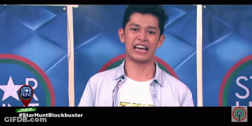 Man On Star Hunt Making Funny Face GIF