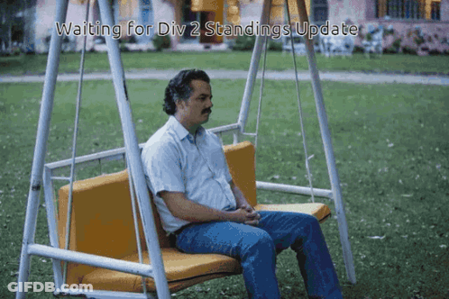 Man On Swing Waiting For Div 2 Standings Update GIF