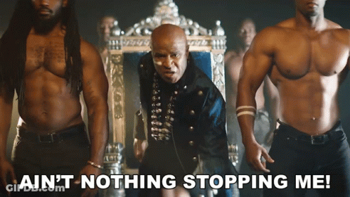Man On Throne Ain't Nothing Stopping Me GIF