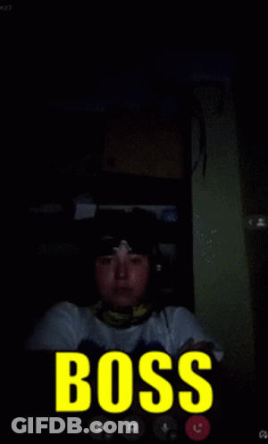 Man On Video Call With Boss GIF