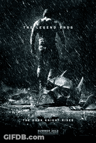 Man Over Fallen Batman In The Dark Knight Rises GIF