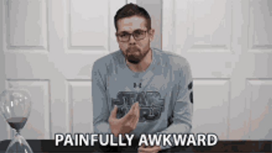 Man Painfully Awkward GIF