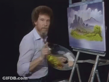 Man Painting Believe You Can GIF