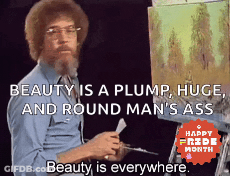 Man Painting Picture Beauty Is Everywhere GIF