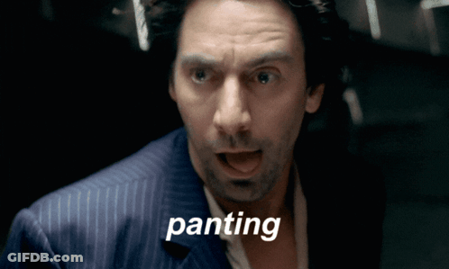 Man Panting GIF