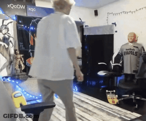 Man Performing Thug Shaker In His Room GIF