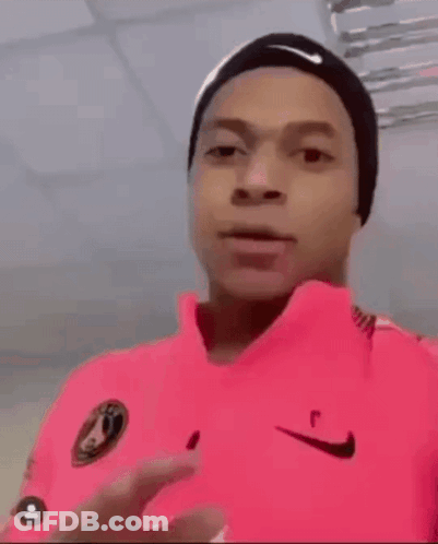 Man Pink Nike Shirt Black Hat Thumbs Up GIF
