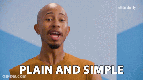 Man Plain And Simple Elite Daily Logo GIF