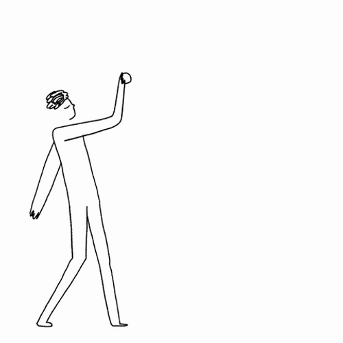 Man Playing Ball Things That Bounce GIF