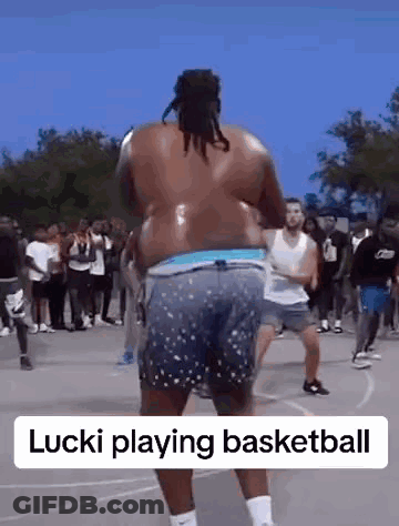 Man Playing Basketball GIF