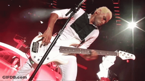 Man Playing Bass Guitar GIF