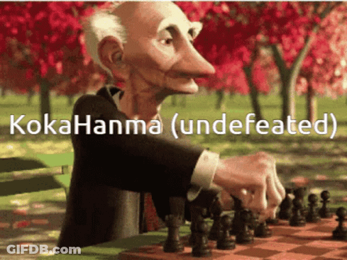 Man Playing Chess Kokahanna GIF