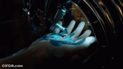 Man Playing Drums In Dark Room GIF