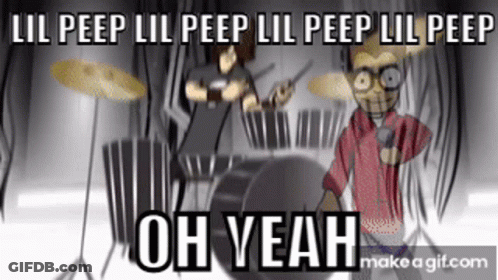 Man Playing Drums Saying Oh Yeah GIF