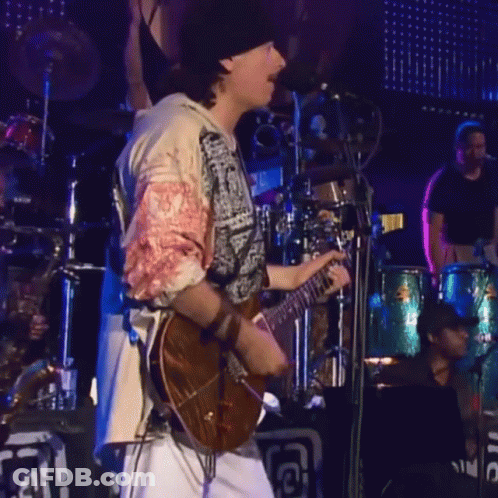 Man Playing Guitar And Singing GIF