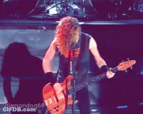Man Playing Guitar And Singing Into Microphone Diamonddog66 GIF