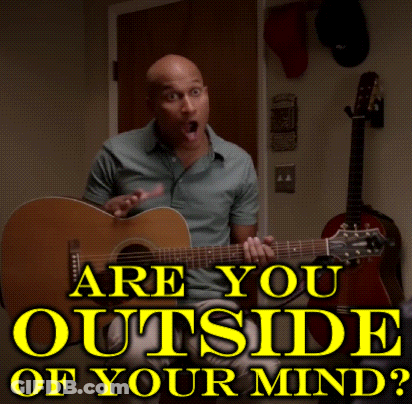 Man Playing Guitar Are You Outside Your Mind GIF