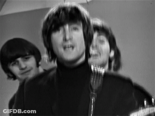 Man Playing Guitar Black White Photo Two Men GIF