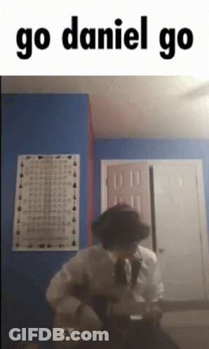Man Playing Guitar Go Daniel Go GIF