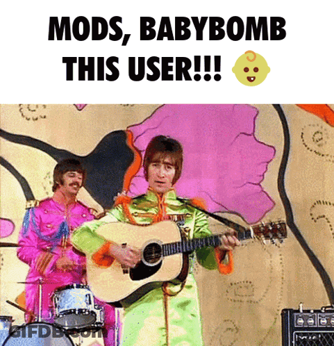 Man Playing Guitar Mods Babybomb This User GIF