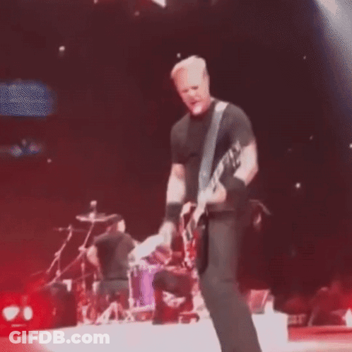 Man Playing Guitar On Stage GIF