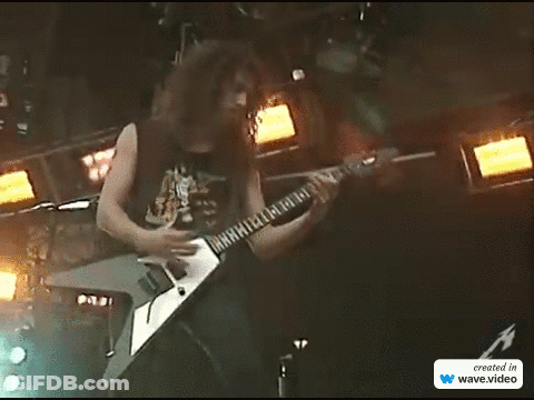 Man Playing Guitar On Stage Created In Wave Video GIF