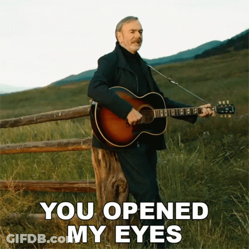 Man Playing Guitar With You Opened My Eyes GIF