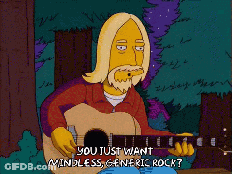 Man Playing Guitar You Just Want Mindless Generic Rock GIF