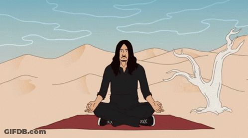 Man Playing Guitar You Just Want Mindless Generic Rock GIF