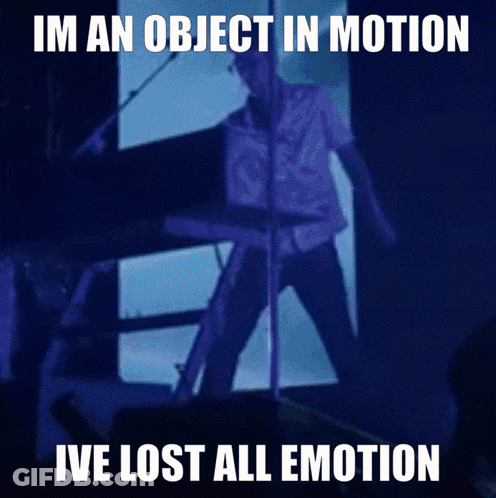 Man Playing Keyboard Im An Object In Motion GIF