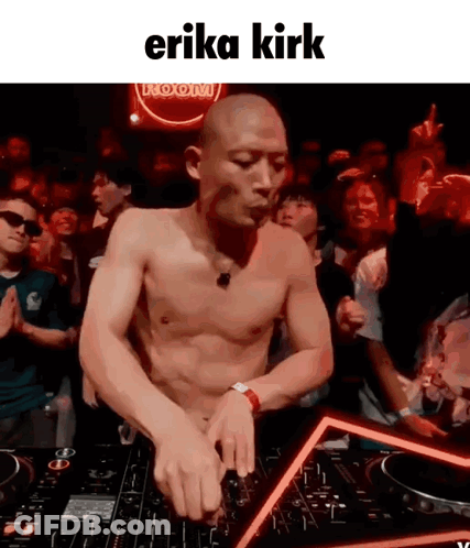 Man Playing Music Erika Kirk GIF