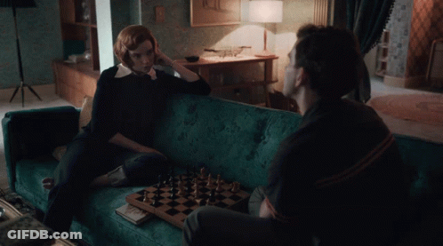 Man Playing Rock Paper Scissors With Cat GIF