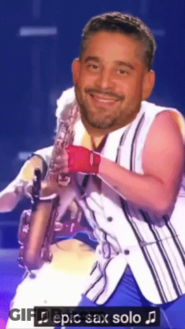 Man Playing Saxophone Epic Sax Solo GIF