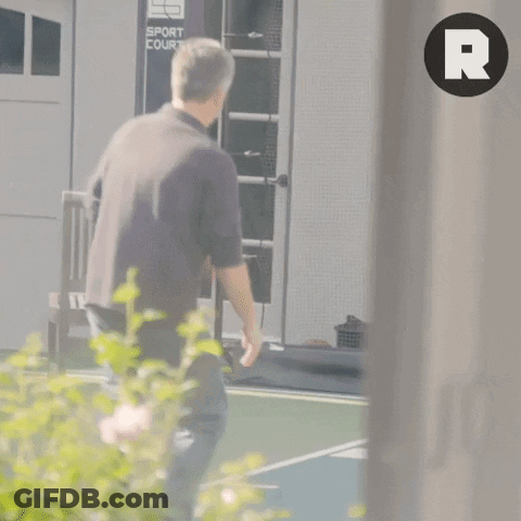Man Playing Tennis GIF