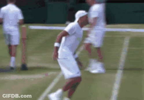 Man Playing Tennis GIF