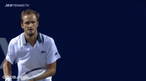 Man Playing Tennis With Emirates Sign GIF