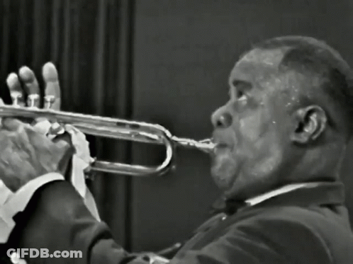 Man Playing Trumpet GIF