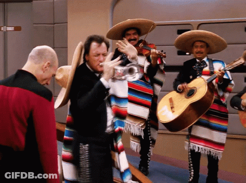 Man Playing Trumpet And Guitar GIF