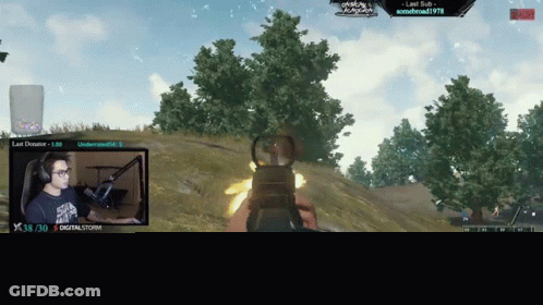 Man Playing Video Game DigitalStorm Screen GIF