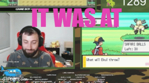 Man Playing Video Game It Was At GIF