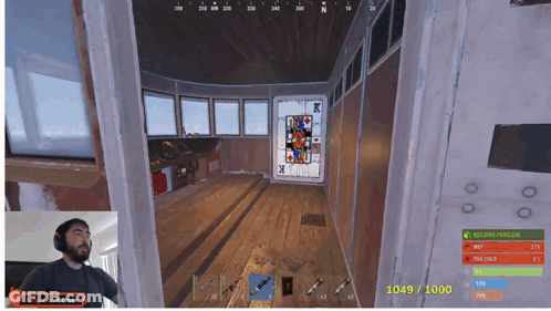 Man Playing Video Game With 1049/1000 GIF