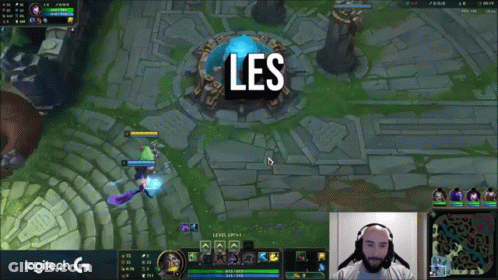 Man Playing Video Game With Les GIF