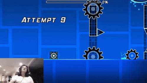 Man Playing Video Game With Number 9 GIF