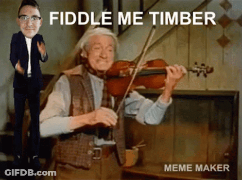 Man Playing Violin Fiddle Me Timber Meme Maker GIF