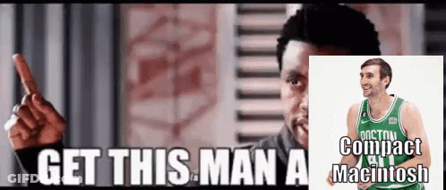 Man Pointing At Boston Celtics Player GIF
