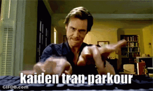 Man Pointing At Camera Kaiden Tran Parkour GIF